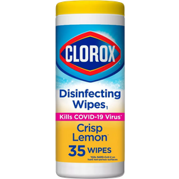 Clorox Disinfecting Bleach Free Crisp Lemon 35 Wipes