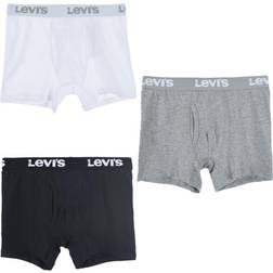 Levi's Boy's Boxer Briefs 3-pack - White/White (864260006)