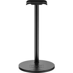 Essentials headphone stand with Qi charging