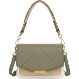 Noella Blanca Multi Compartment Bag - Army/White/Beige