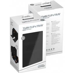 Ultimate Guard Twin Flip`n`Tray 200 XenoSkin Monocolor Black