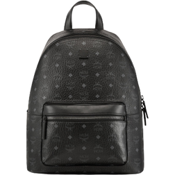 MCM Stark Visetos Backpack Medium - Black