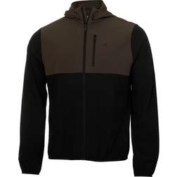 Calvin Klein Men's Colour Block Ultra Lite Stretch Golf Jacket - Black/Khaki