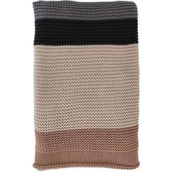 Södahl Bold Knit Filt Brun, Grå (170x130cm)