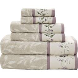 Madison Park Serene Bath Towel Purple