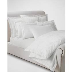 Polo Ralph Lauren Cotton Bethany Jacquard Bed Sheet White