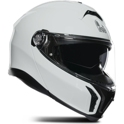 AGV Flip-Up Hjelm Tourmodular E2206 Solid, Stelvio Hvid Dame