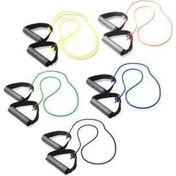 Cando Exercise Tubing with Handles, 48" 5 Color Set