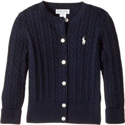 Polo Ralph Lauren Mini-Cable Cotton Cardigan Navy 18M