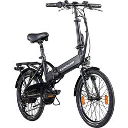 Zündapp E-Bike, E-Faltrad, Unisex, 20" Heckmotor 250 W 6-Gang silberfarben