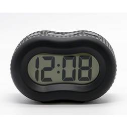 Timelink Smartlight Digital Rubber Outer Shell Alarm Clock Black