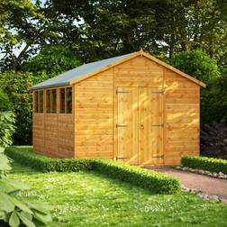 power Sheds 12 Double Door Shiplap Dip Treated (Building Area )