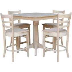 International Concepts 5 PC Set Bar Stool