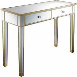 Convenience Concepts Gold Coast Mirrored 2 Console Table