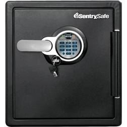 Sentrysafe SFW123BSC 16.3 17.8 1.23 cu. Fire-Safe with Biometric and Keypad Access - Black