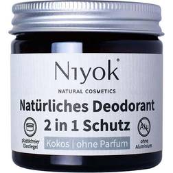 Niyok 2 1 anti-transpirante Deocreme - Kokos