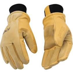 Pigskin Ski Gloves - Golden