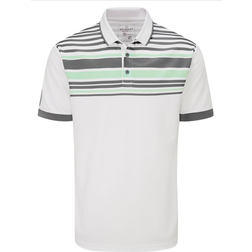 Stuburt Alton Striped Polo Shirt - Storm