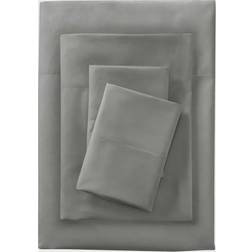 Room Essentials Microfiber Bed Sheet Gray (259.1x274.3)