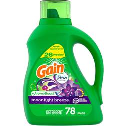 Gain Aroma Boost Moonlight Breeze Scent HE Compatible Liquid Laundry Detergent 0.88gal