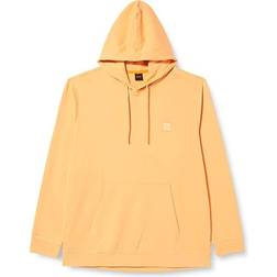 HUGO BOSS Wetalk Hooded Sweatshirt with Logo Patch - Light/Pastel Orange