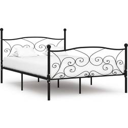 vidaXL Bed Frame with Slatted Base 105cm 160x200cm