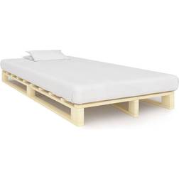 vidaXL Pallet 14cm Sängram 120x200cm