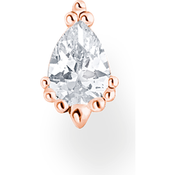 Thomas Sabo Stiftörhängen individuellt is kristall roséguld