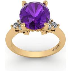 Henrik Ørsnes Design Karat Guld Ring Med Diamanter 0,30 Carat W/si Og DMN030-OV-AME-9x12