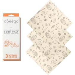 Abeego Beeswax Food Wrap Medium Square, 3