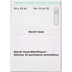 B. Braun Vand Mini-plasco Parenteral anvendelse