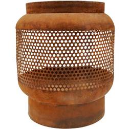 Ivyline Tall Buttermere Basket Fire Pit - Metal