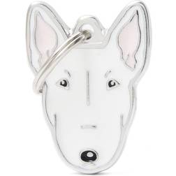 MyFamily New white Bull Terrier dog tag