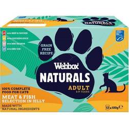 Webbox Premium Natural Mixed Fish & Meat in Jelly, 12