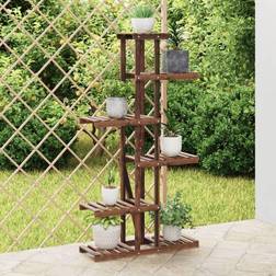 vidaXL Portafiori 75x25x140,5 cm In Legno Massello di Abetecod MXL 104116