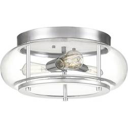 Elstead Lighting Quoizel Trilogy Cylindrical Ceiling Flush Light
