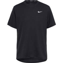 Nike Men's Dri-Fit Miler UV T-Shirt - Black/Grey