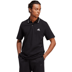 adidas Men's Essentials Piqué Small Logo Polo Shirt - Black