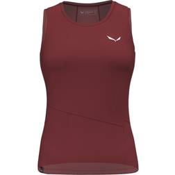 Salewa Women's Puez Sporty Dryton Tank Top - Red Syrah