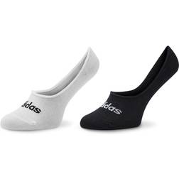 adidas Thin Linear Ballerina Socks Pairs White Black