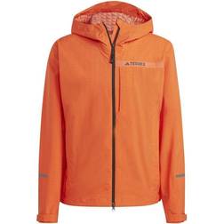 Adidas Men's Terrex Multi Rain.Rdy 2.5-Layer Rain Jacket - Semi Impact Orange