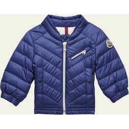 Moncler Aizo Biker Dunjakke Dark Blue-18/24 mdr