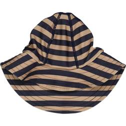 Wheat UV solhat m. velcro ink stripe