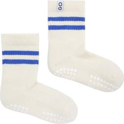 Go Baby Go Non-Slip Sport Socks - Blue