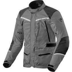 Rev'it! Voltiac H2O Motorrad Textiljacke, grau, Größe 3XL, grau, Größe