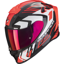 Scorpion EXO-R1 Evo Carbon Air Supra, Integralhelm Schwarz/Rot