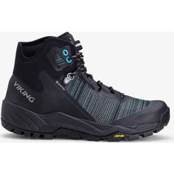 Viking Footwear Unisex Cerra Rolling Mid Gore-Tex, 41, Black/Aqua