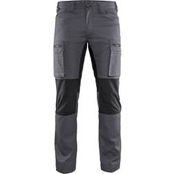 Blåkläder Service Stretch Work Trousers - Medium Grey/Black