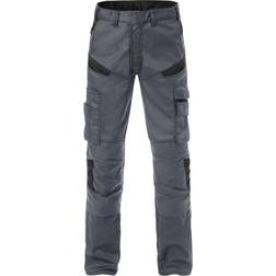 Fristads Pantalón de trabajo multibolsillos 2555 stf Grigio/Nero Grigio/Nero