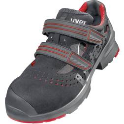 Uvex 1 ESD Safety Work Sandals S1P - Red/Black